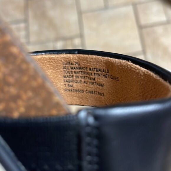 Nib SUSINA Sandal in Black/White Snake size 7.5 retail $50 - Picture 12 of 13